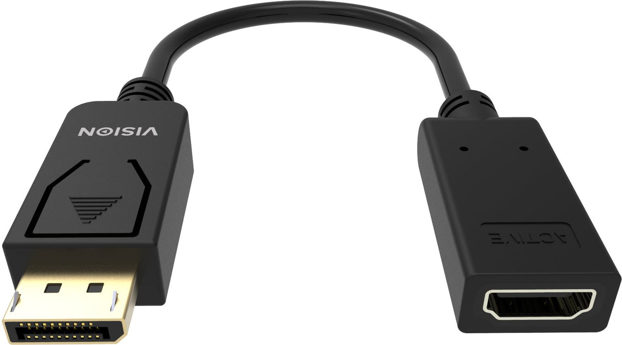 EAN 4979292000004 - Vision TC-DPHDMI/BL adaptador de cable de vídeo HDMI tipo A (Estándar) DisplayPort Negro imagen 5