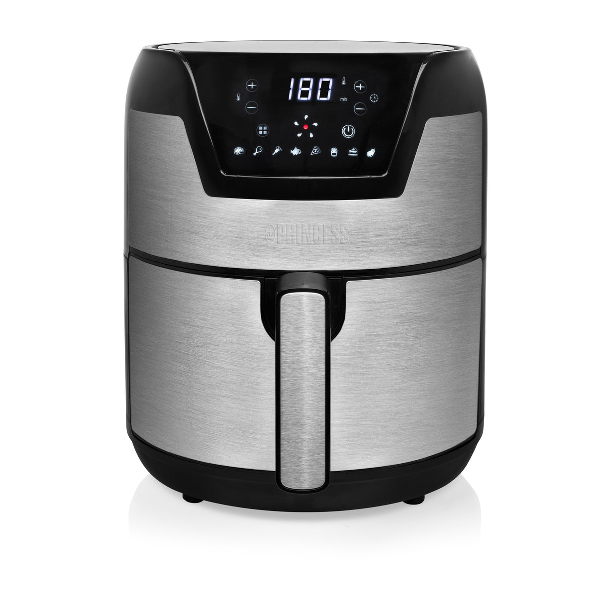 EAN 8713016091475 - Princess 182026 Sencillo 4,5 L Independiente 1500 W Freidora de aire caliente Plata imagen 2