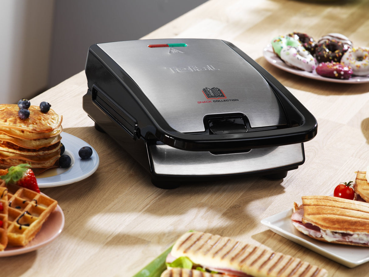 EAN 3045386363643 - Tefal Snack Collection SW852D sandwichera 700 W Negro, Acero inoxidable imagen 10