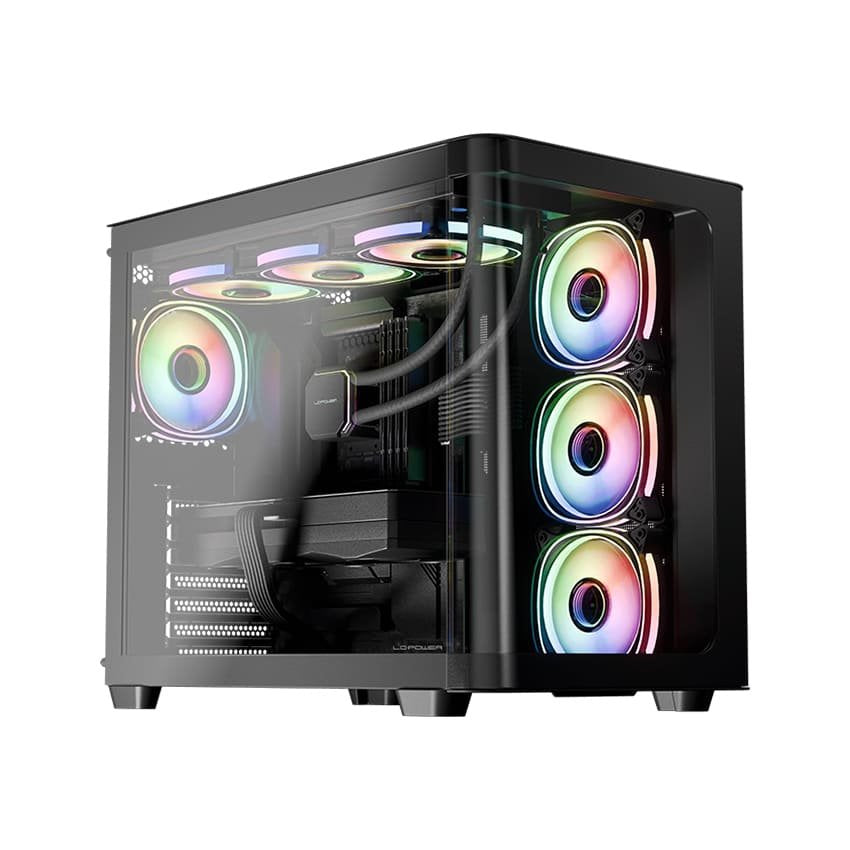 EAN 4262443280524 - LC-Power LC-8001B-ON carcasa de ordenador Midi Tower Negro imagen 8