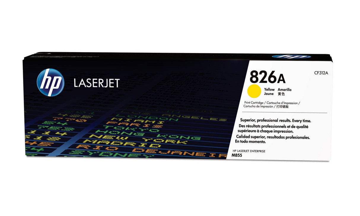 EAN 0193808120732 - HP 826A Yellow Original LaserJet Toner Cartridge cartucho de tóner 1 pieza(s) imagen 1