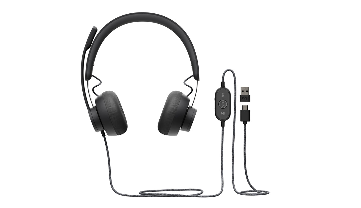 EAN 5099206091603 - Logitech 991-000338 auricular y casco Sistema de vídeoconferencia personal Alámbrico Grafito imagen 5