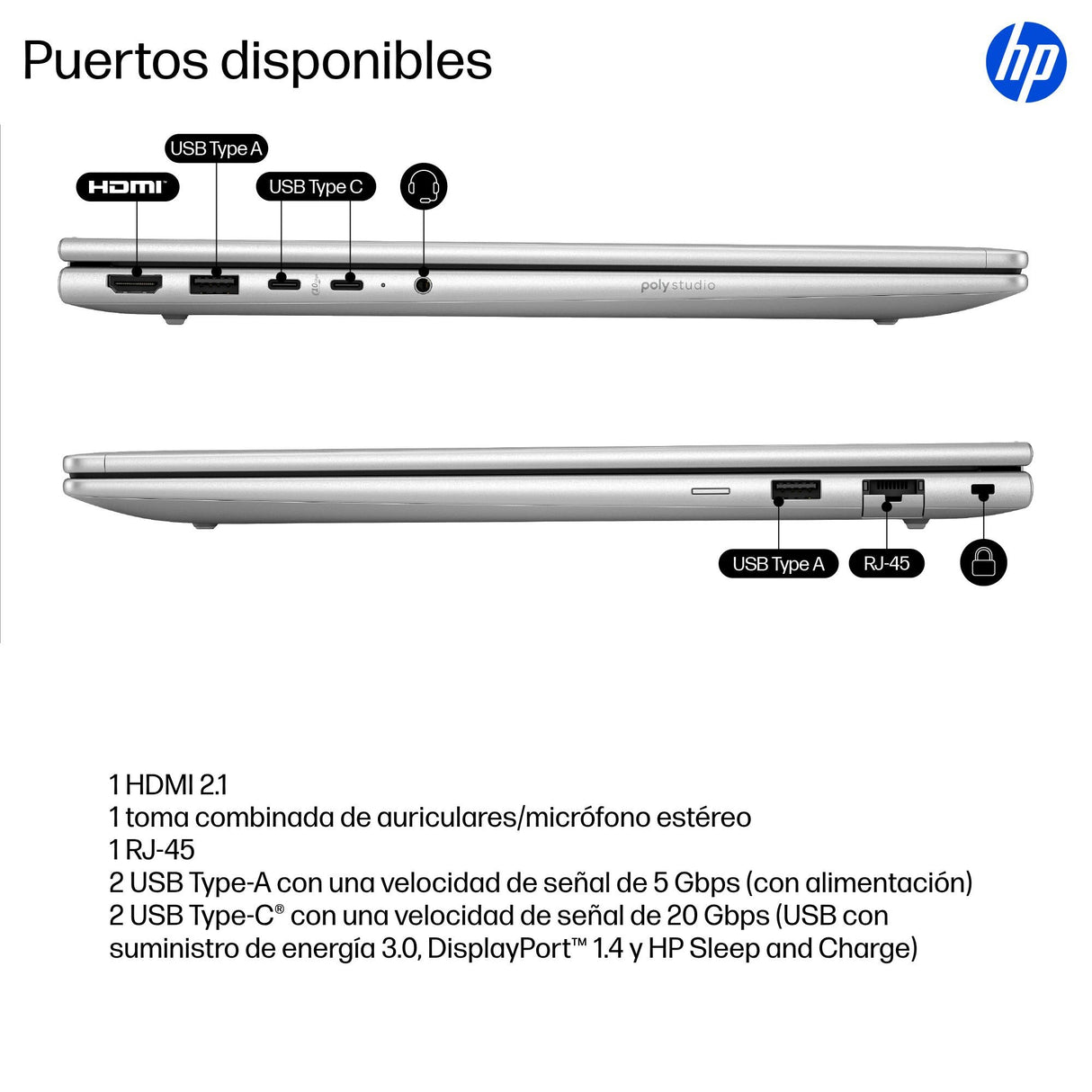 EAN 0199251610141 - HP ProBook 4 G1i AI Wolf Pro Security Edition Intel Core Ultra 7 255U Portátil 40,6 cm (16") WUXGA 32 GB imagen 5