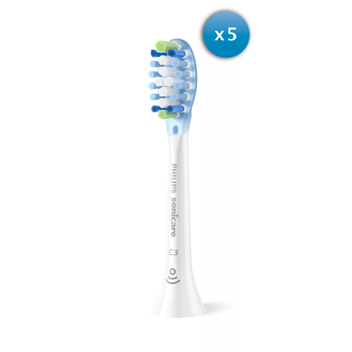 EAN 8720689036955 - Philips HX9045/87 cepillo de cabello 5 pieza(s) Blanco imagen 1