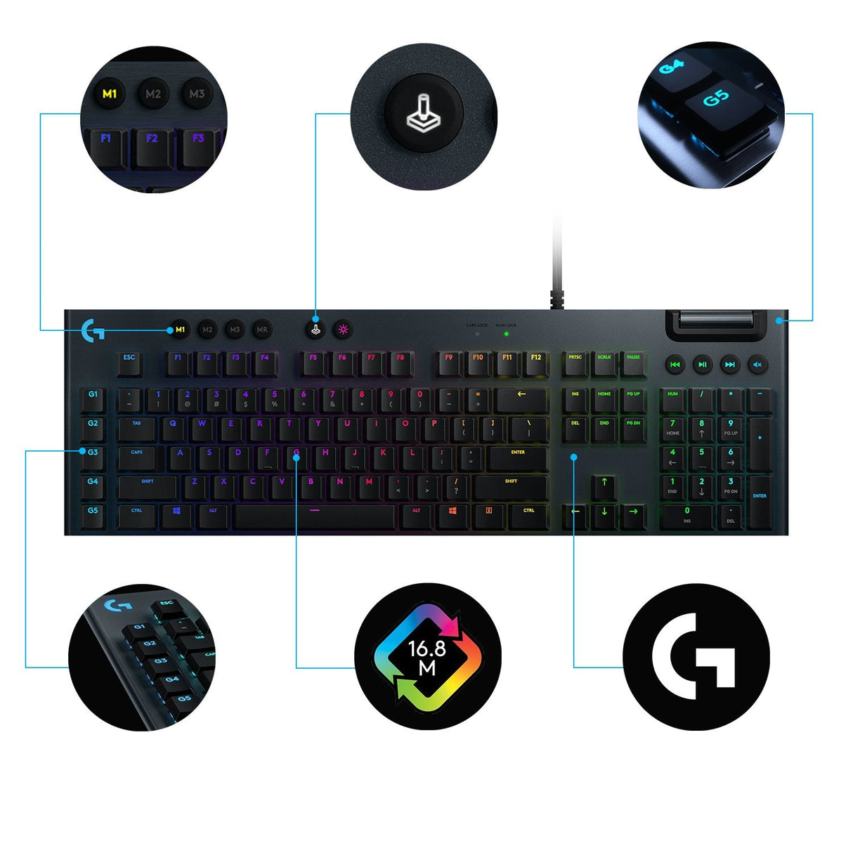 Teclado (Ingles) Logitech G815 Qwerty