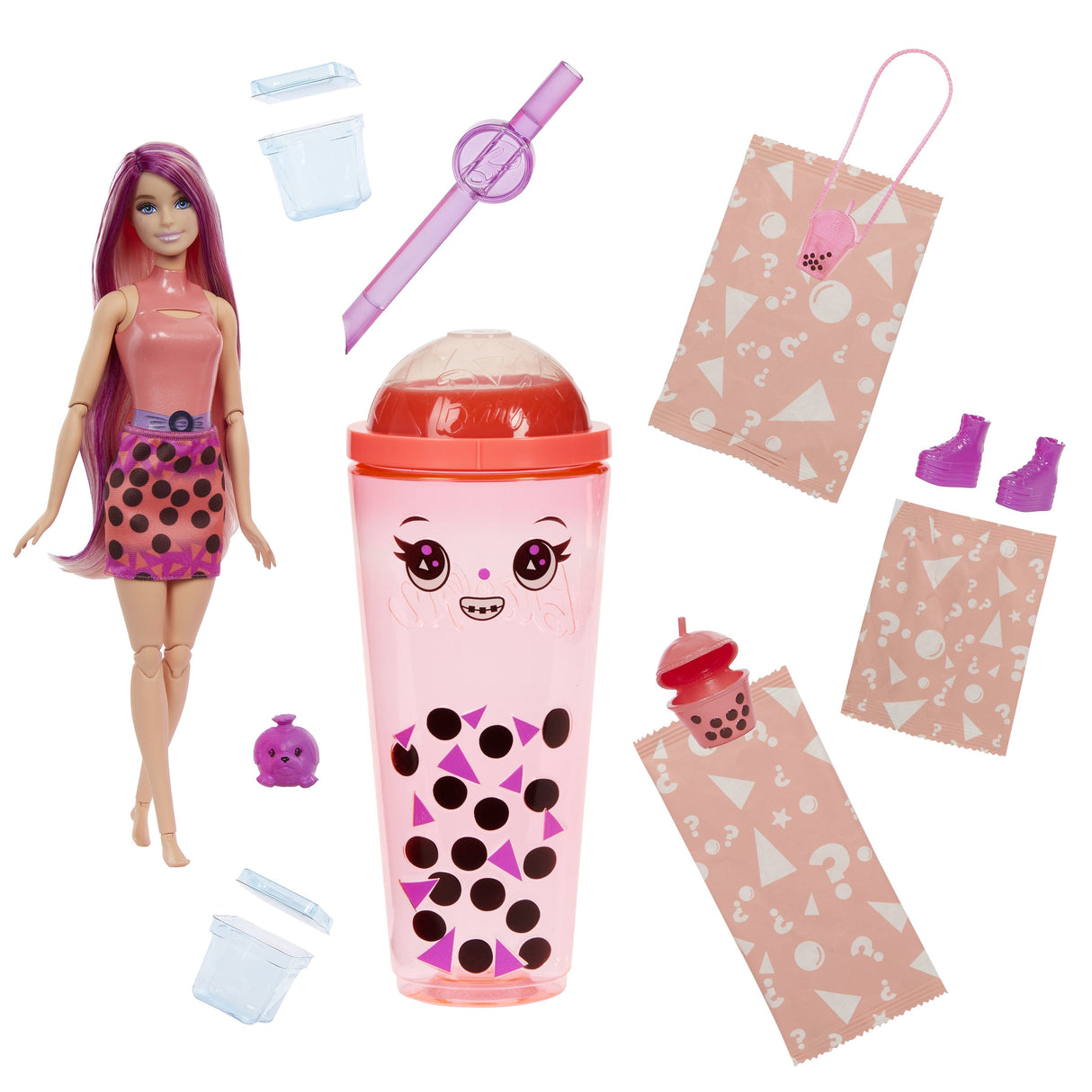 Figura Mattel Barbie Pop! Reveal Bubble Tea Series - Mango Mochi