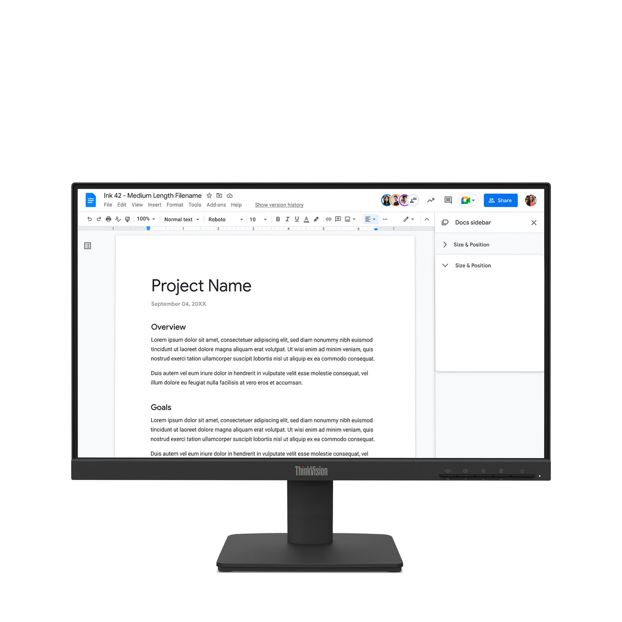 EAN 0198158439435 - Lenovo ThinkVision S22-4e pantalla para PC 54,6 cm (21.5") 1920 x 1080 Pixeles Full HD LED Negro imagen 2