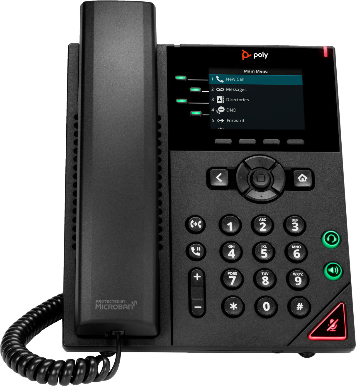 EAN 0196188445471 - Poly VVX 250 4-Line IP Phone and PoE-enabled teléfono IP Negro LED imagen 1