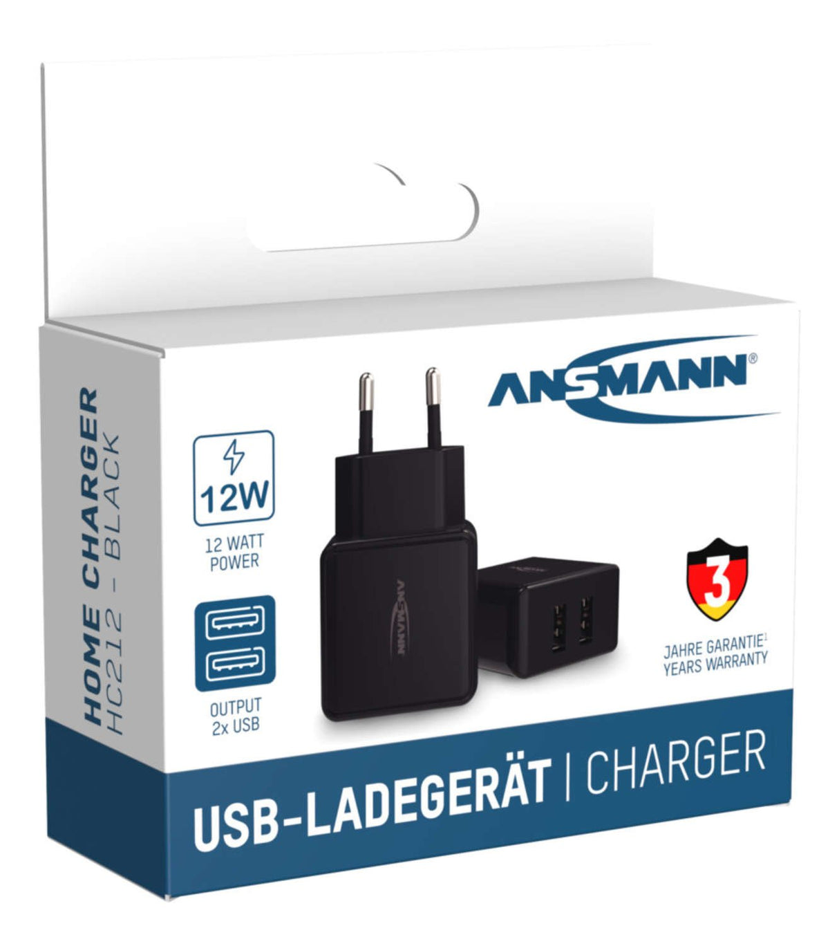 EAN 4013674176526 - Ansmann HC212 Universal Negro Corriente alterna Interior imagen 9