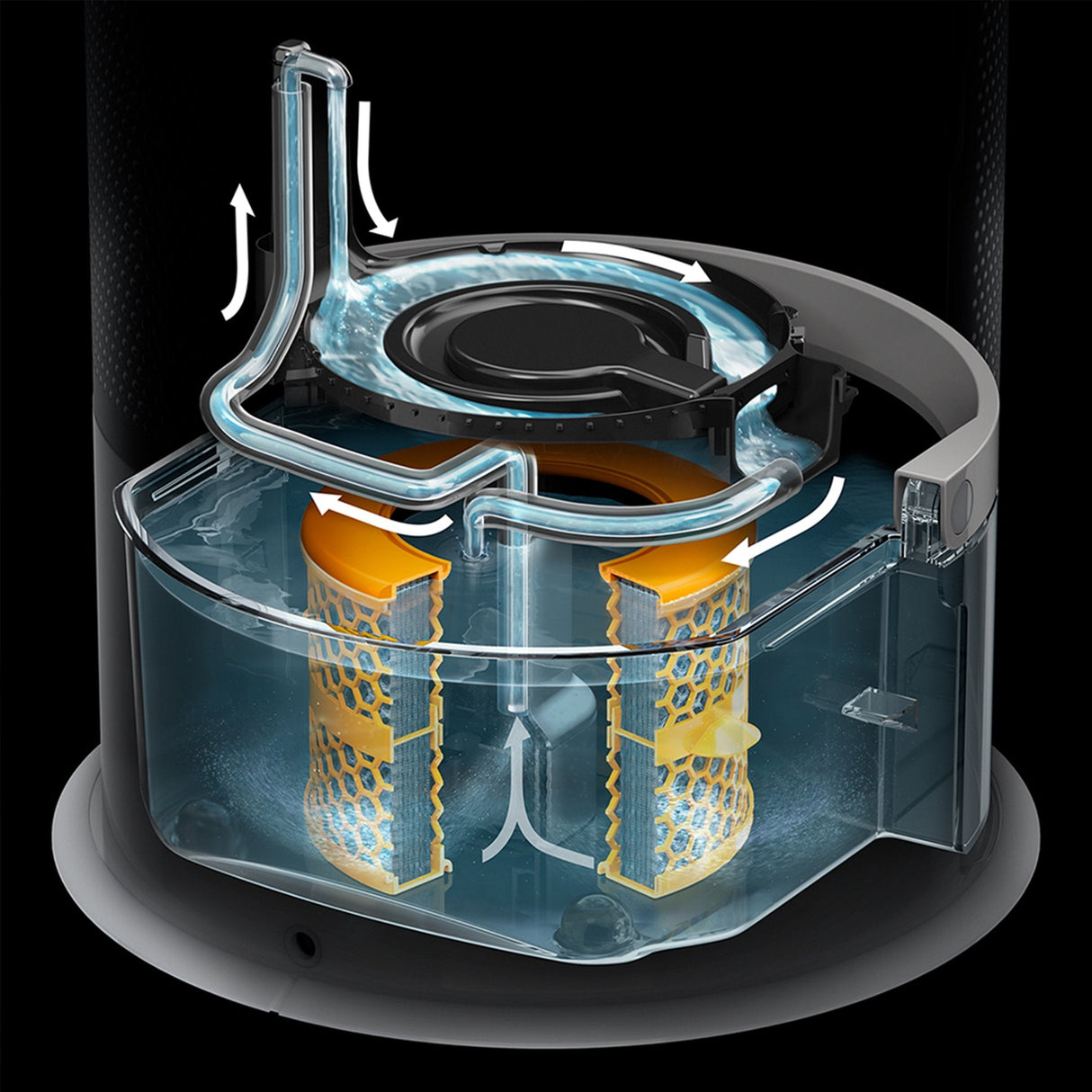 Dyson Purifier Humidify+Cool Formaldehyde 62,4 Db 40 W Blanco, Oro