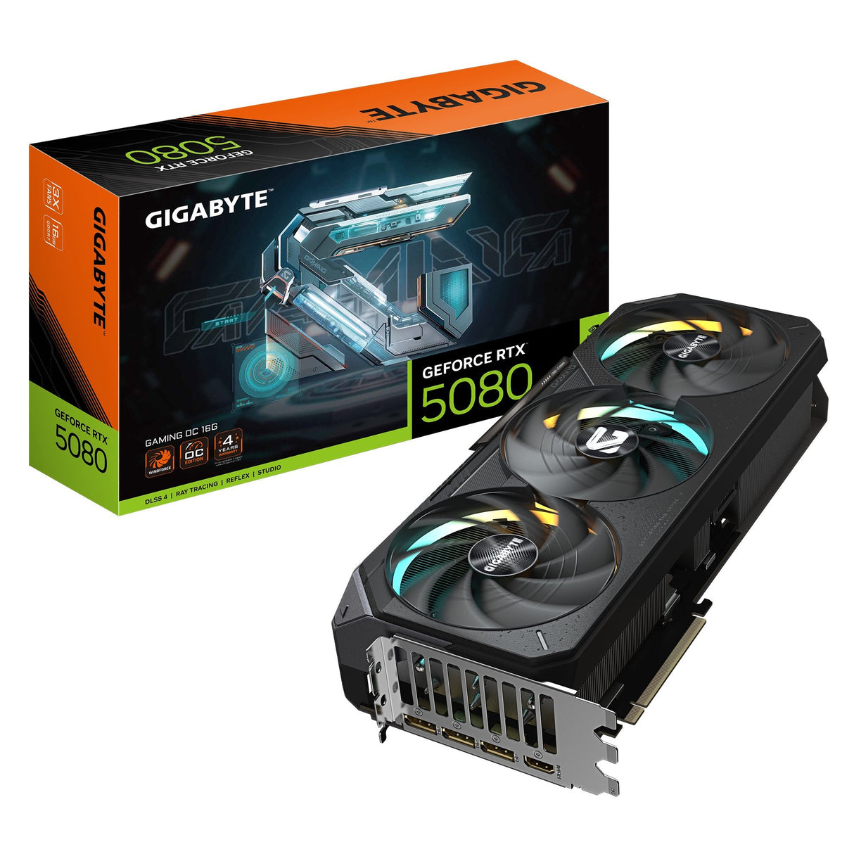 Tarjeta Gráfica Gigabyte Vga Nvidia Rtx 5080 Gaming Oc 16gb