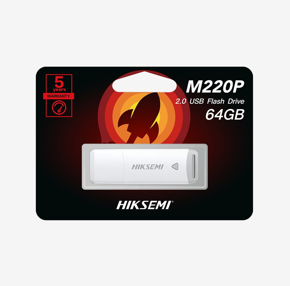 Memoria Usb Hiksemi 64 Gb Serie M220p Usb2.0 10-20mb/S 3-10mb/S Color Negro