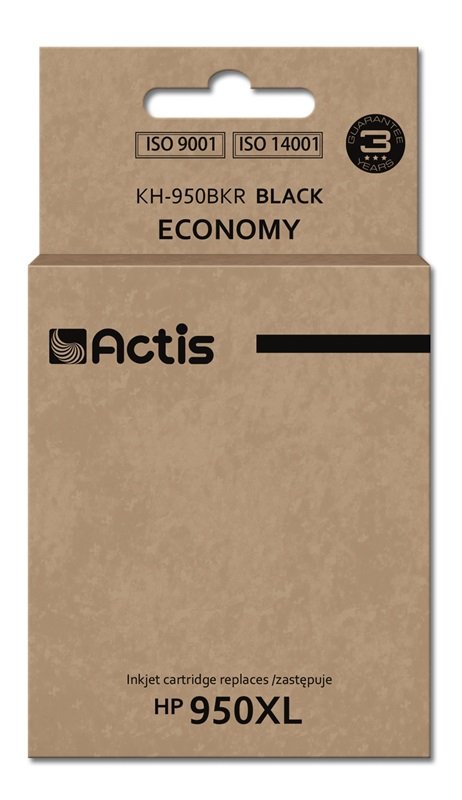 Tinta Actis Kh-950bkr (Reemplazo De Hp 950xl Cn045ae - Estándar - 80 Ml - Negra)