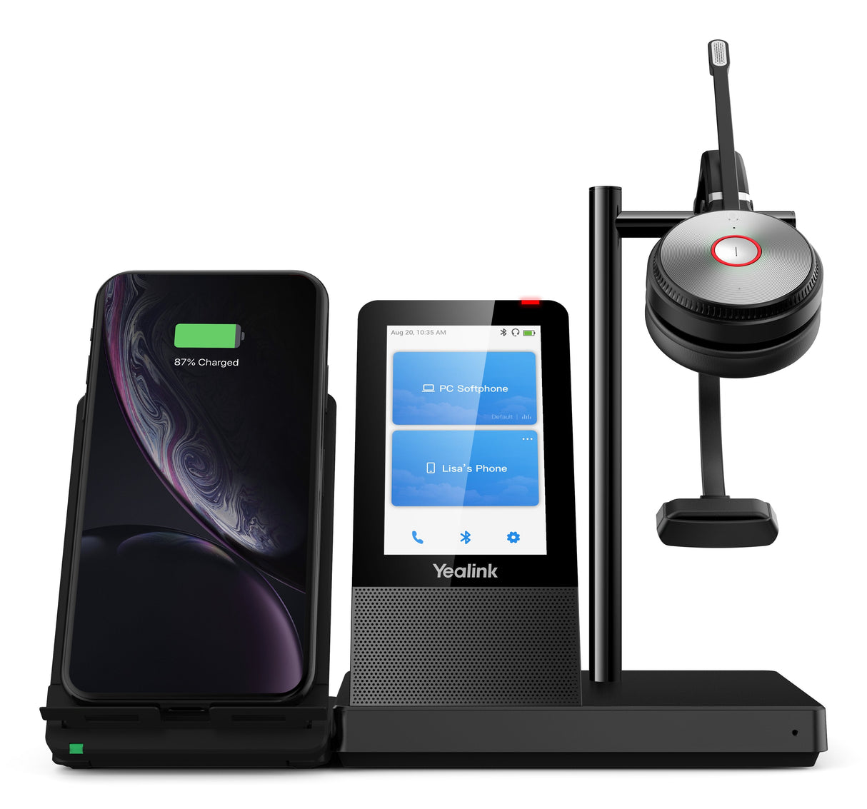 EAN 5715063274507 - Yealink WH66 Mono UC Auriculares Inalámbrico Diadema Oficina/Centro de llamadas USB tipo A Bluetooth Base imagen 1