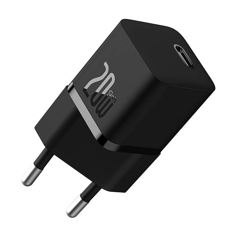 EAN 6932172625313 - Baseus GaN5 20W Mini Universal Negro Corriente alterna Carga rápida Interior imagen 1