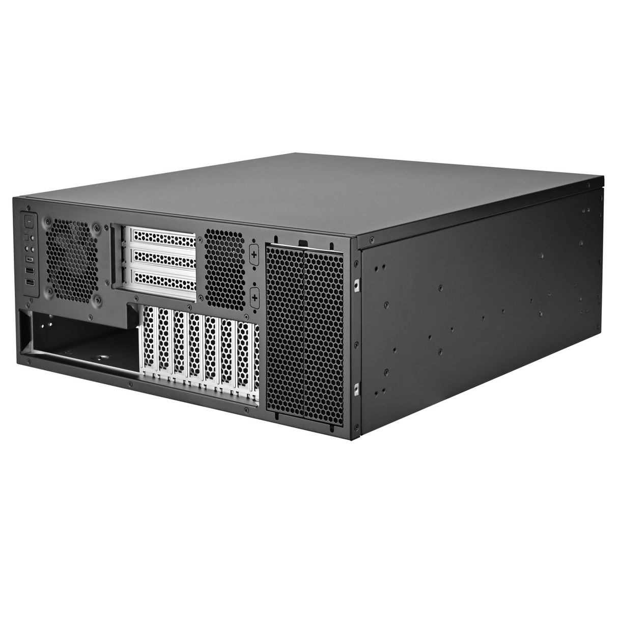 EAN 4710679817231 - Silverstone RM47-502-I carcasa de ordenador Estante Negro imagen 2