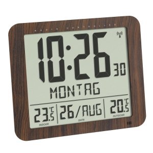 Tfa-Dostmann 60.4518.08 Reloj Despertador Digital Madera