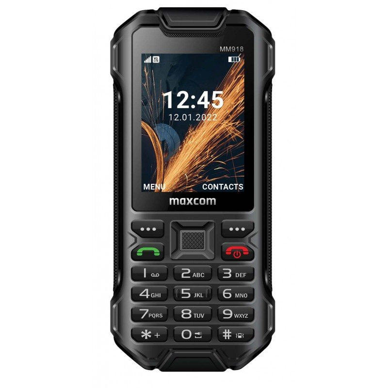 Teléfono Móvil Ruggerizado Maxcom Strong Mm918 4g Volte Negro