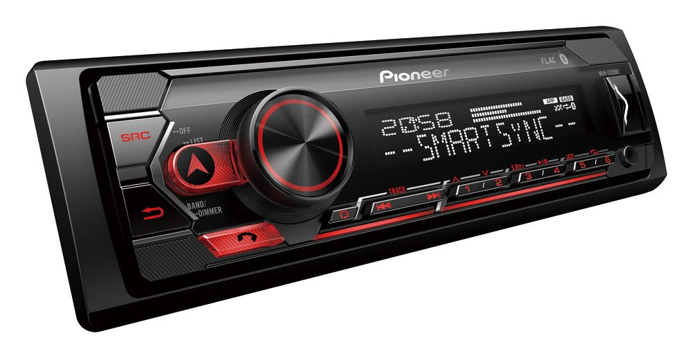 Pioneer Mvh-S320bt 1din Autoradio Con Rds, Halbe Einbautiefe,