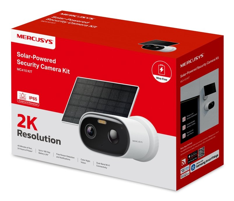Kit Solar Mercusys Camara Mc410 Kit