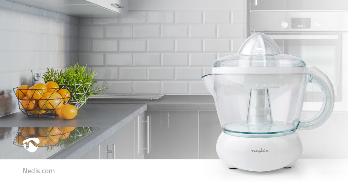 Nedis Exprimidor Electrico 25 W Blanco