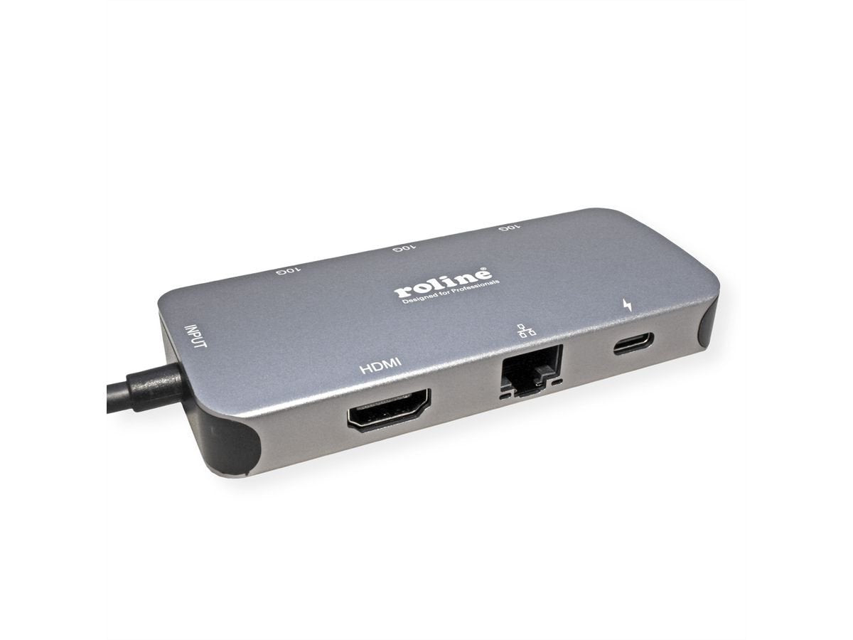 Usb 3.2 Gen 2 Tipo C Multiport Estación De Acoplamiento 4k Hdmi Lan