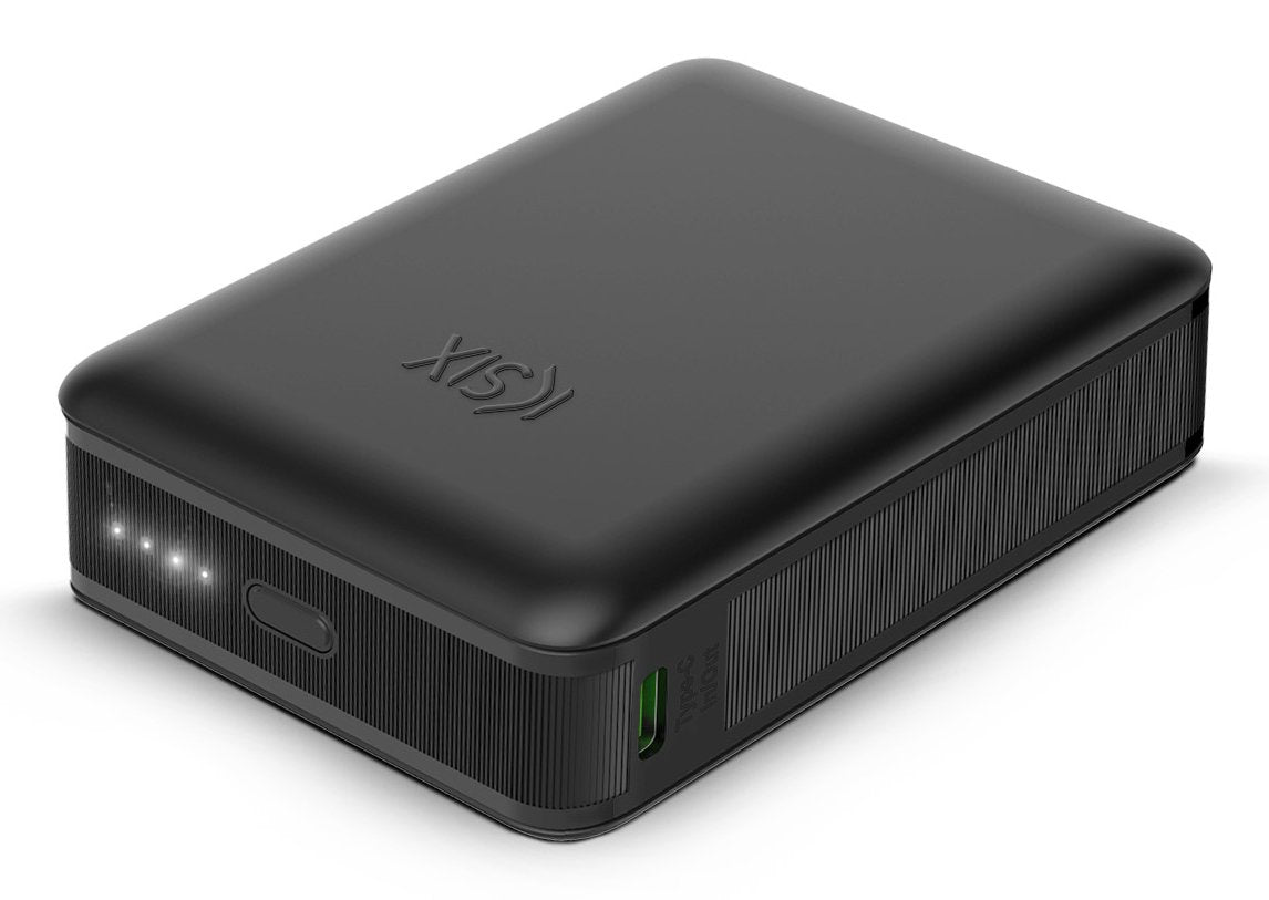 Ksix Powerbank Nano 10000 Mah Tamaã±O De Bolsillo, Power Delivery, 22.5v, Cable Usb-C A Usb-C, Carga