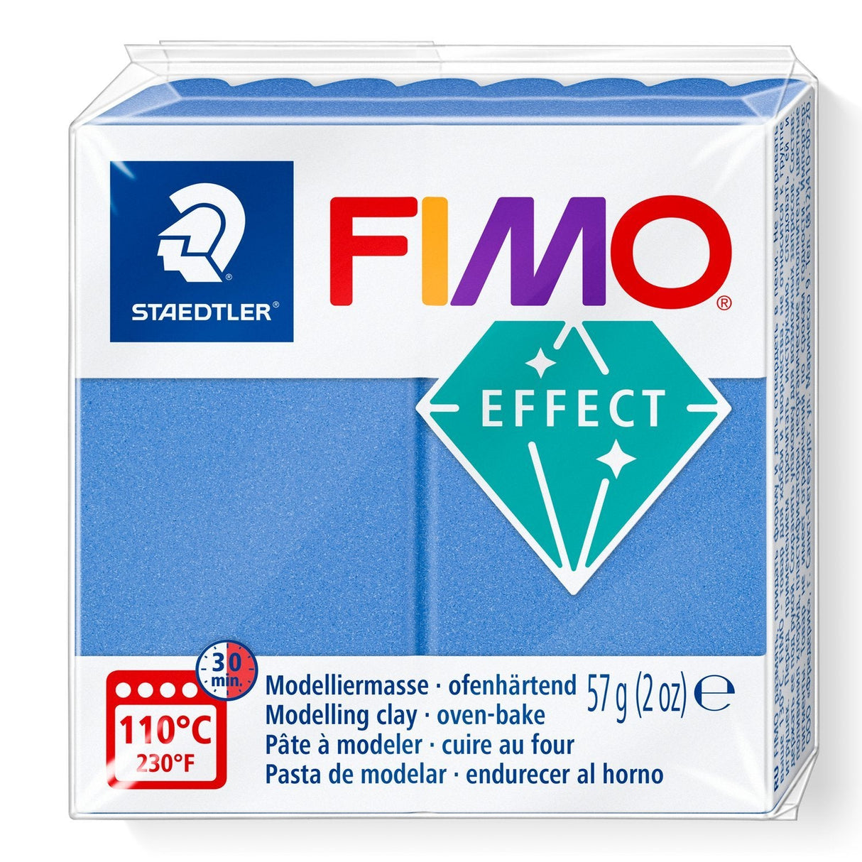 Fimo Mod.Masse Fimo Effect Azul Metallic