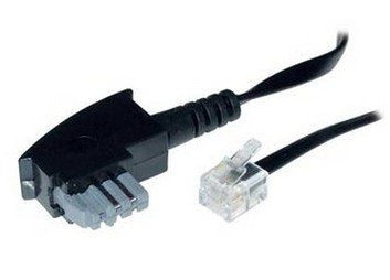 S-Conn 10m Tae-N - Rj11 Negro, Transparente