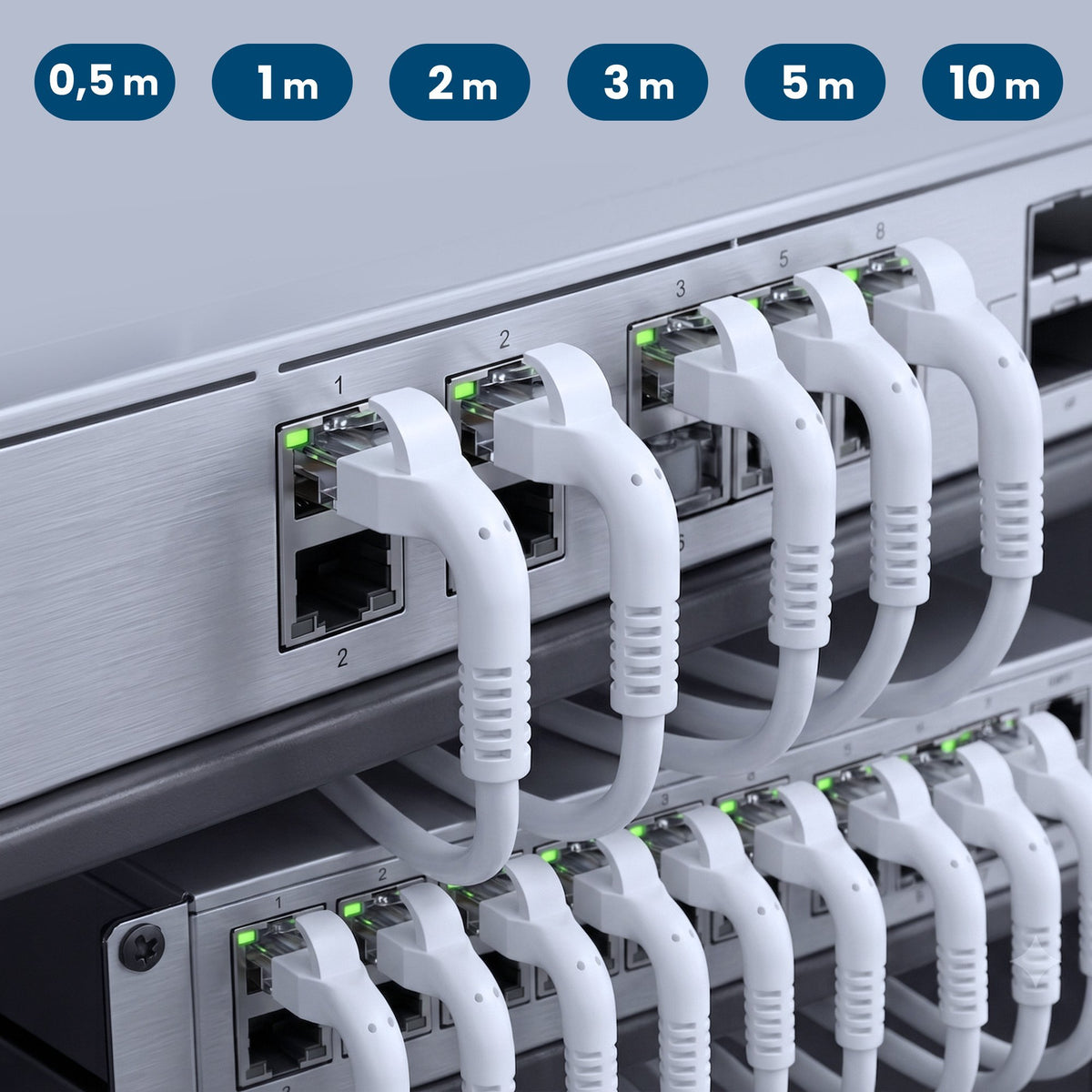 EAN 5906168638923 - Extralink Kat.6 U/FTP 2m 1Gbps Biały | Patchcord LAN | Miedź Kabel sieciowy skrętka, łamana końcówka (EX. imagen 14