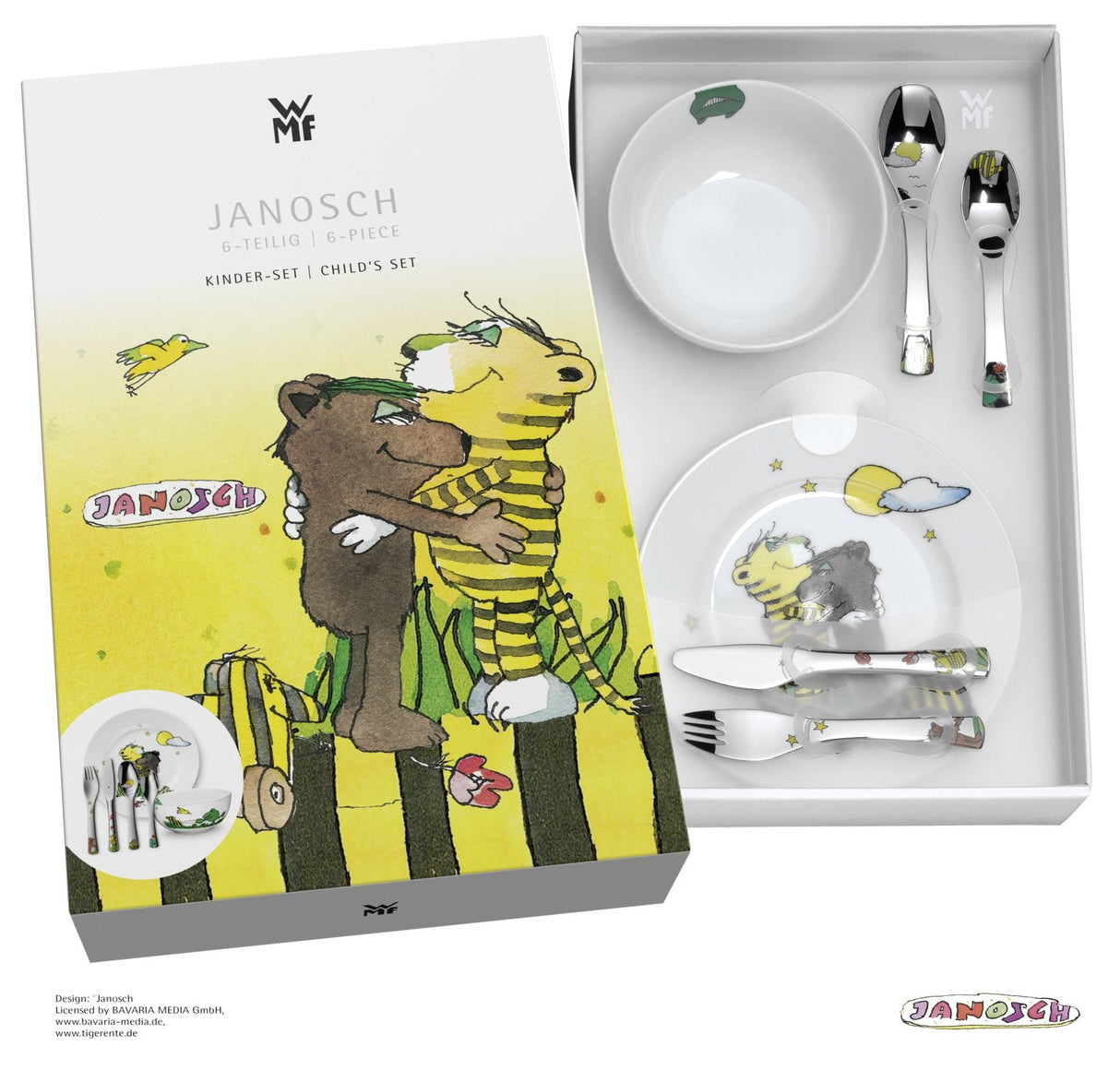 Wmf 1294109964 Janosch Kinder Geschirrset 6-Teilig