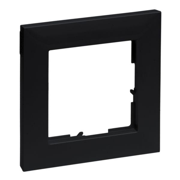 Legrand 765371 Seano 1-Vías Marco In Der Acabado De Color Negro Lackiert