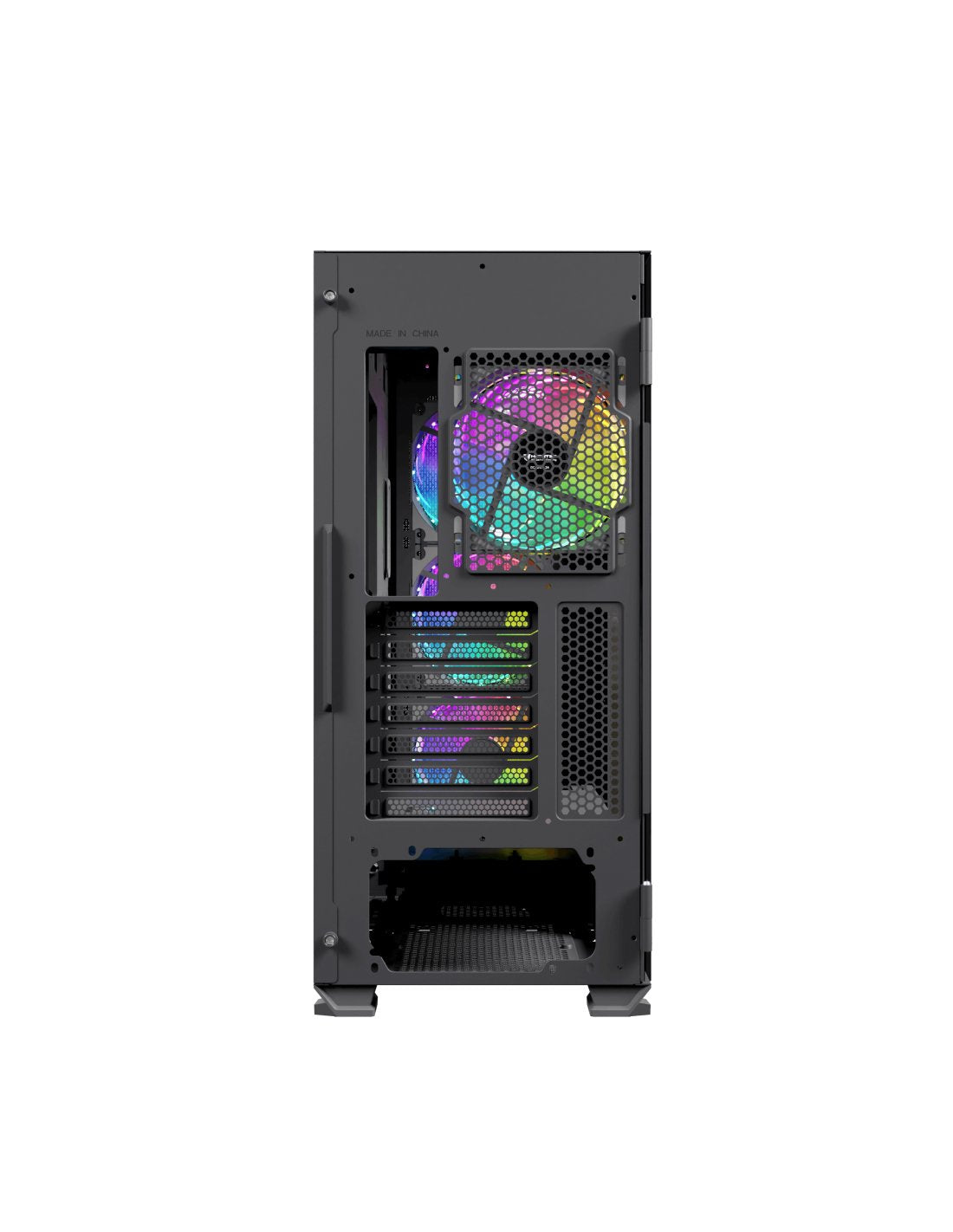 EAN 8435443721861 - Nfortec NF-CS-KRATERX-B carcasa de ordenador Midi Tower Negro imagen 5
