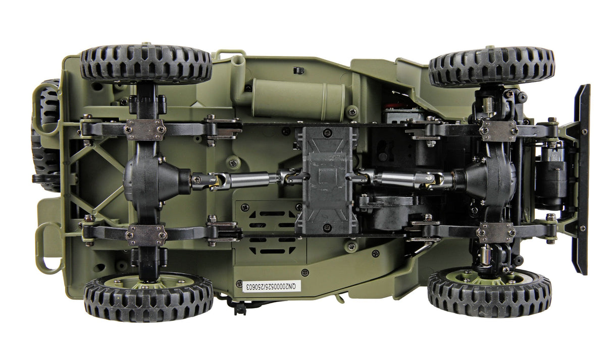 Amewi Jeep Willys Placa Base Scale Crawler 4wd 1:14 Rtr Verde 14+