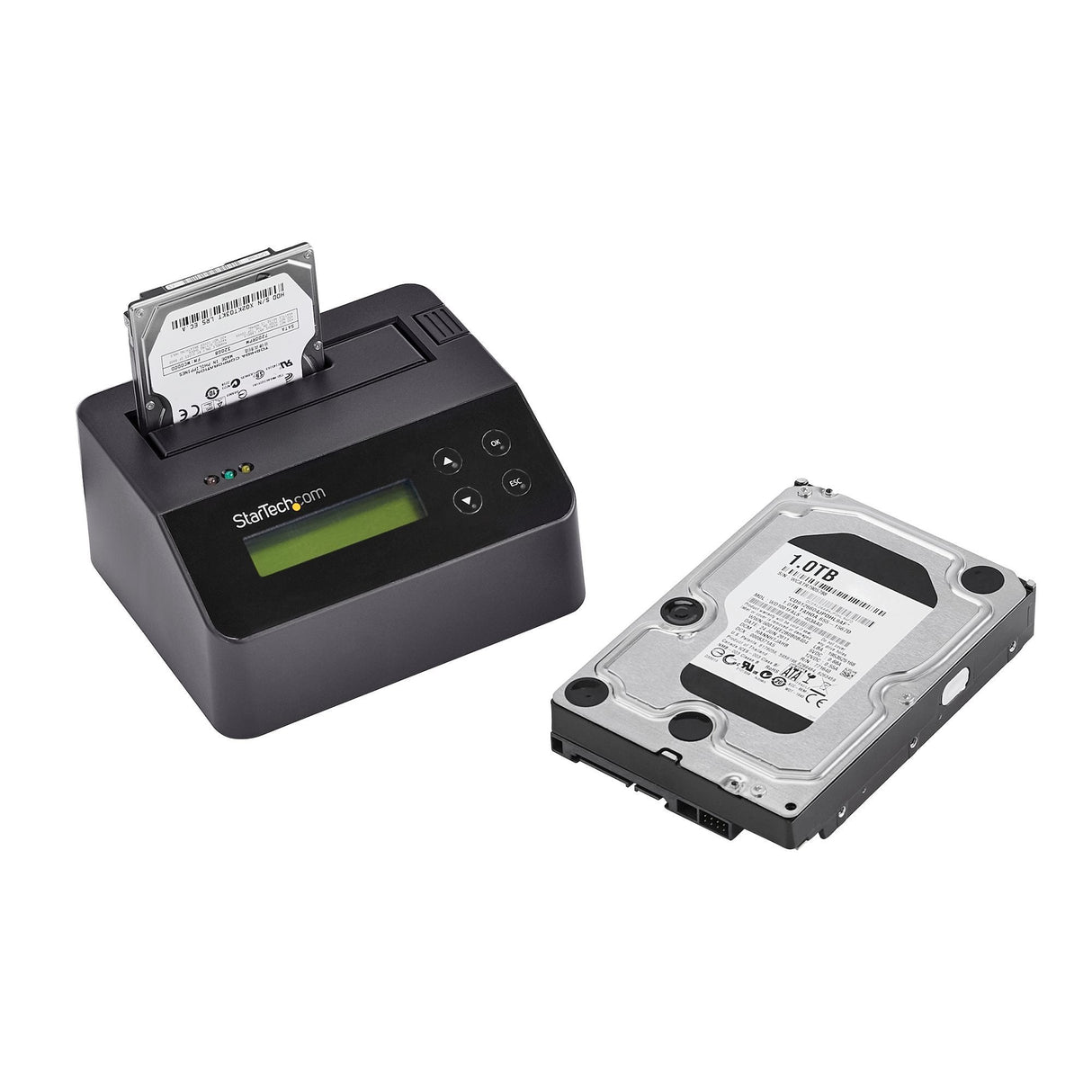 Startech.Com Borrador Y Docking Station De Unidad De Disco - Autónoma Con Soporte Para 4kn