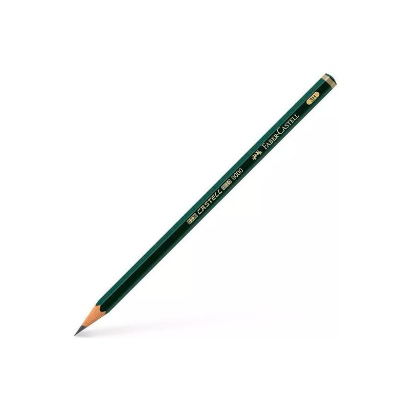 Faber Castell 9000 Lápiz Grafito 3h En Blister