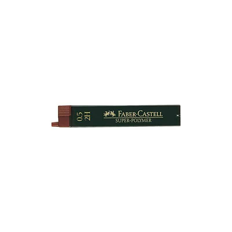 Faber Castell Estuche De 12 Minas 0,5mm 2h En Blister