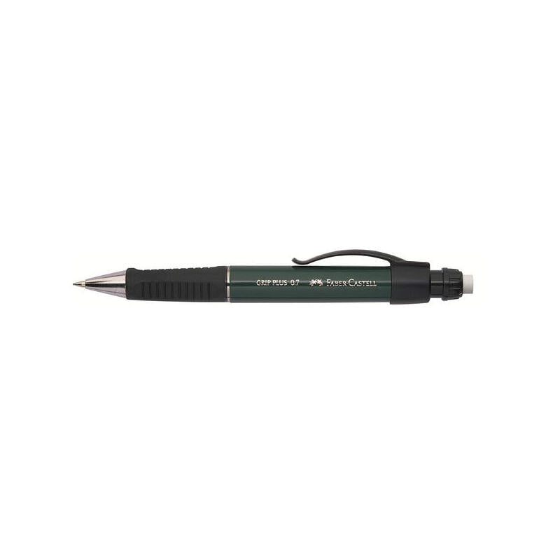 Faber-Castell Portaminas Grip Plus 0,7mm Met.Verde
