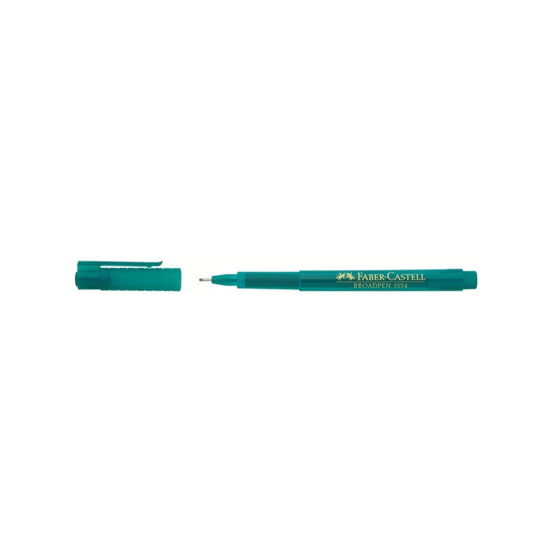 Faber Castell Rotulador Broadpen Document Turquesa