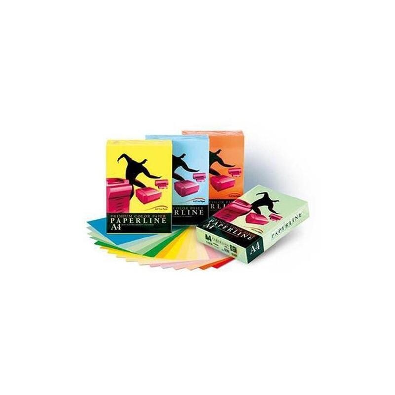 Fabrisa Papel Din A4 80gr 1 Paquete De 500 Hojas Color Amarillo Fuerte (Lemon)