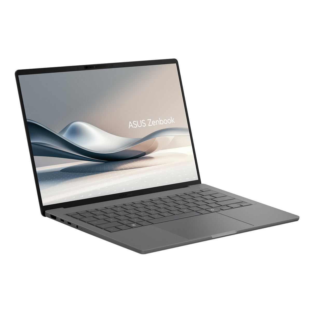Asus Zenbook A14 Oled Ux3407ra-Qd031w Copilot+ Pc - Ordenador Portátil 14" Wuxga (Qualcomm Snapdragon X1e-78-100, 32gb Ram, 1tb Ssd, Qualcomm Adreno Gpu, Windows 11 Home) Gris Islandés - Teclado Qwerty Español
