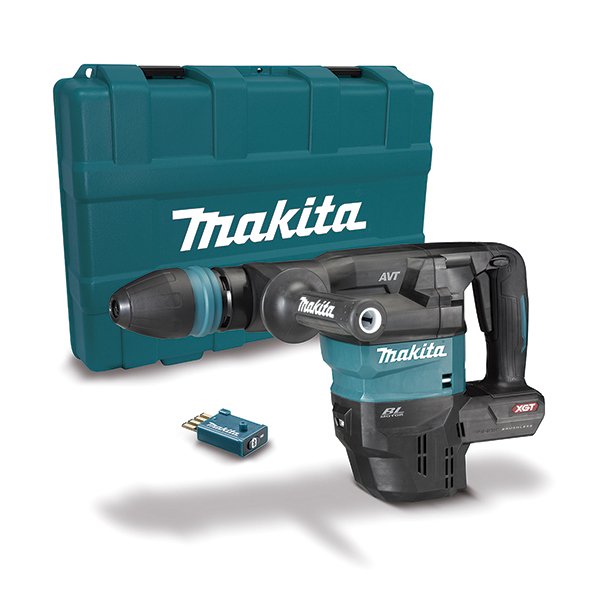 Makita Martillo De Demolición Inalámbrico Hm001gz02 Xgt, Sds-Max, 40 Voltios, Hm001gz02