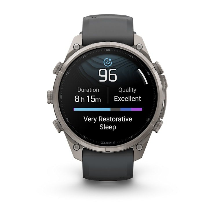 Garmin Fenix 9 Pro Bluetooth Gps 47mm Titanio Con Correa De Silicona En Gris