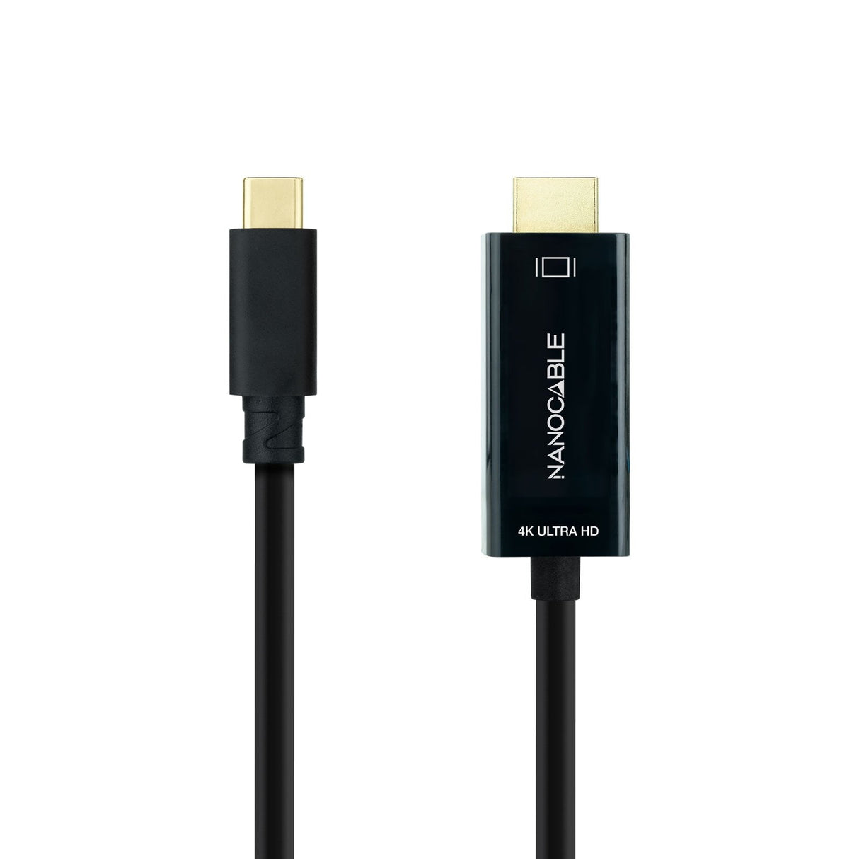 Cable Conversor Nanocable 10.15.5105 Usb Tipo-C Macho Hdmi Macho 5m Negro