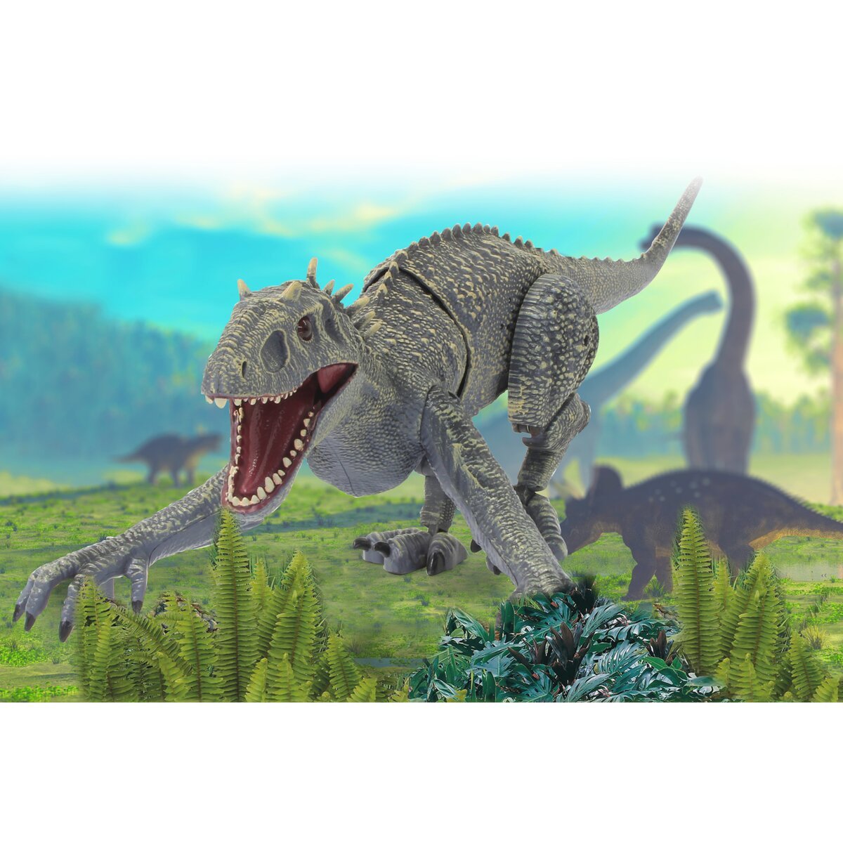 Jamara Dinosaurier Exoraptor Li-Ion 3,7v 2,4ghz Gris