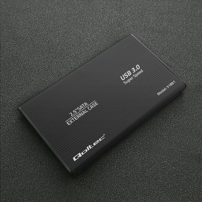 EAN 5901878518619 - Qoltec 51861 caja para disco duro externo Carcasa de disco duro/SSD Negro 2.5" imagen 5