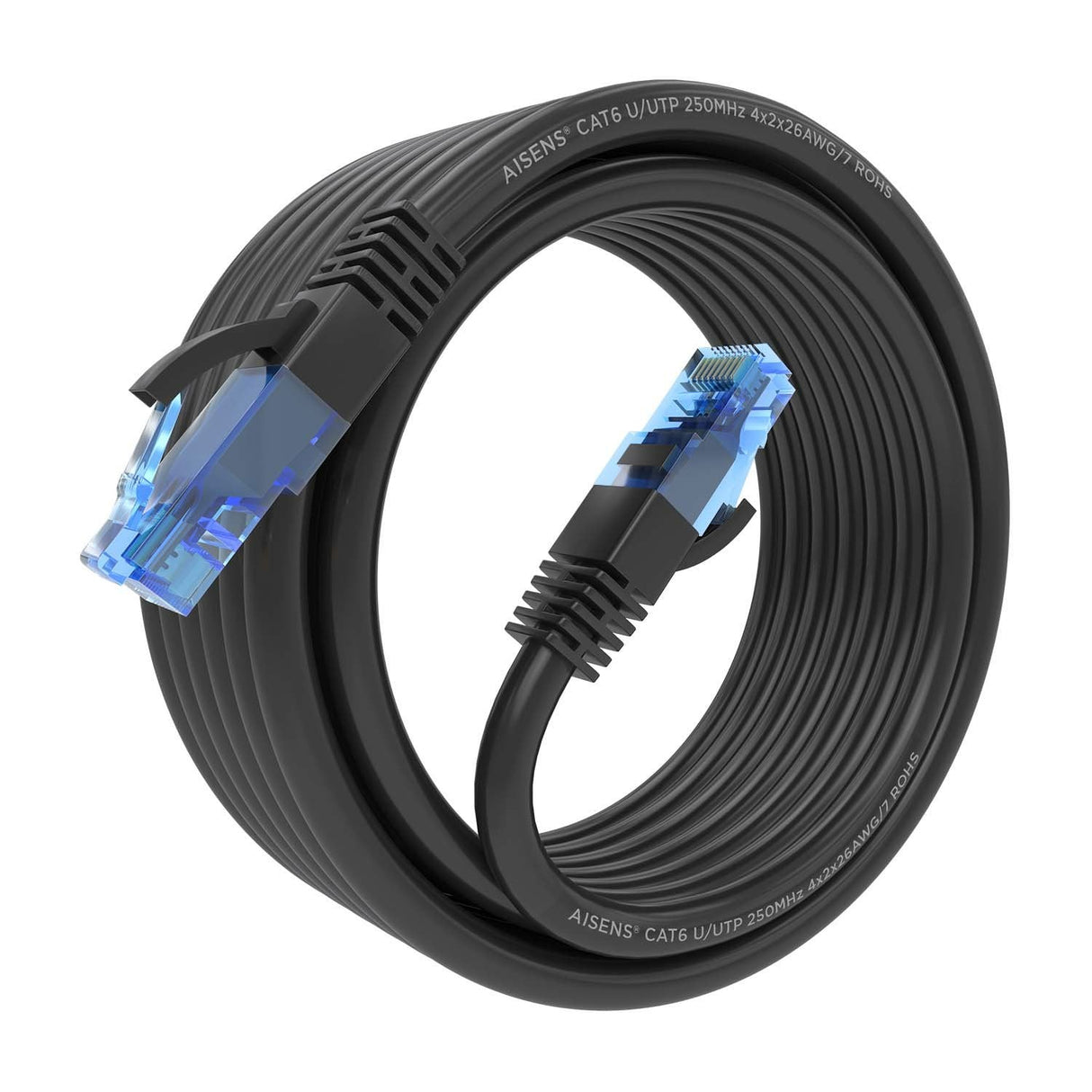 Aisens Cable De Red Rj45 Cat.6 Utp Awg26 Cca - 5m - Negro