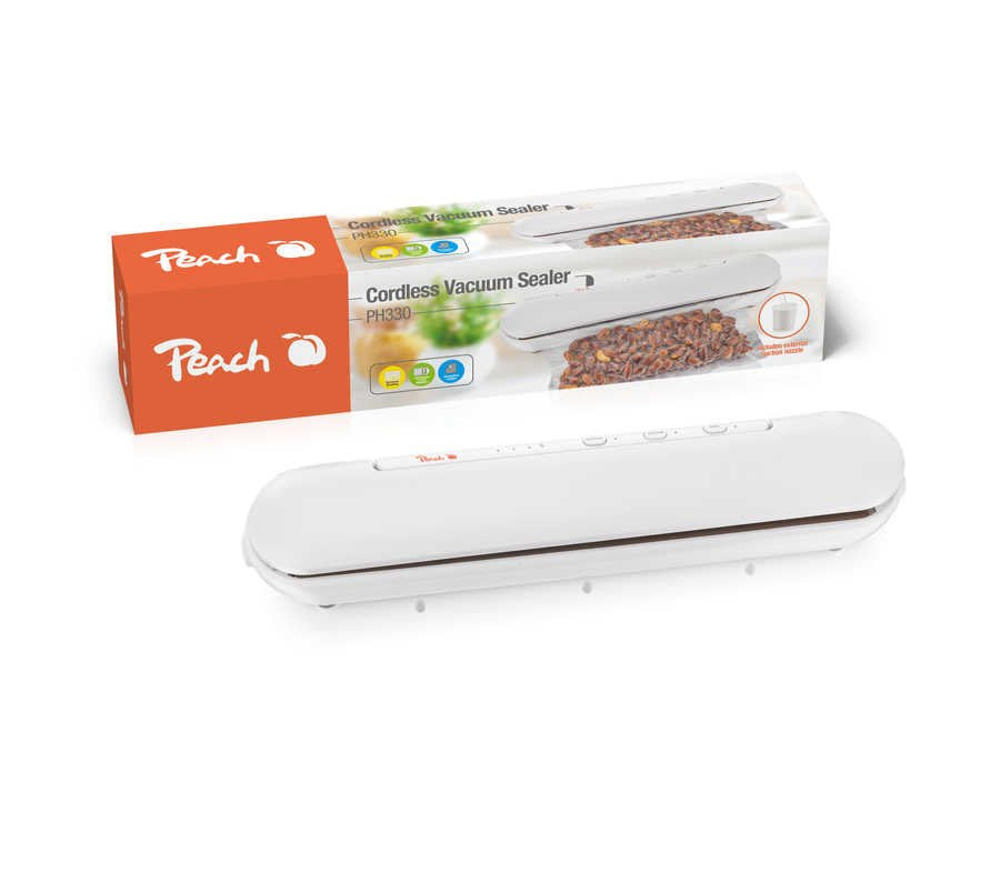 Sellador Al Vacío Inalámbrico Peach Para Llevar Blanco Ph330