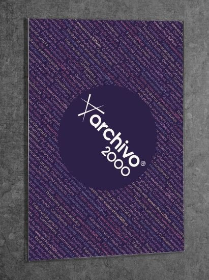 Archivo 2000 Expositor Mural Archivo 2000 "Premium" Con Adhesivo Din A3 Vertical Espesor 3 Mm 300x420 Mm