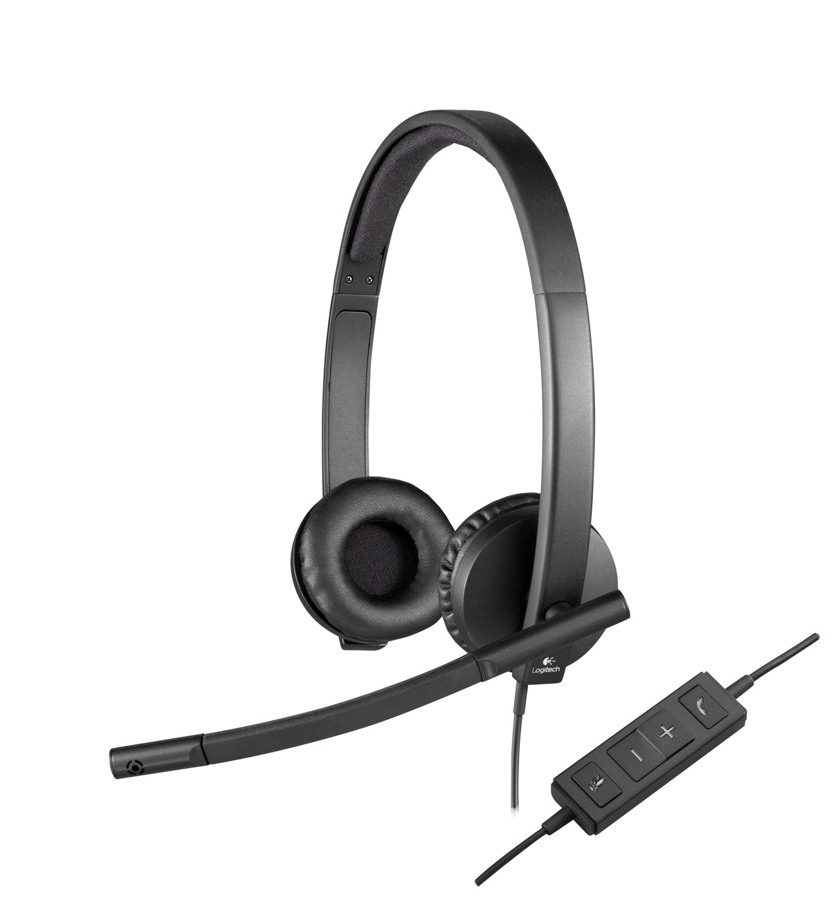 Logitech Auriculares H570e Con Microfono/ Diadema/ Usb Negro